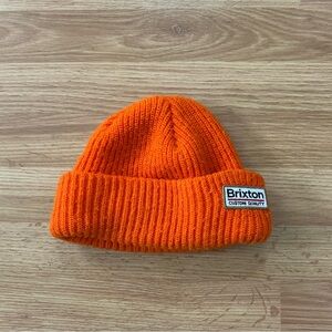 Brixton Orange Beanie